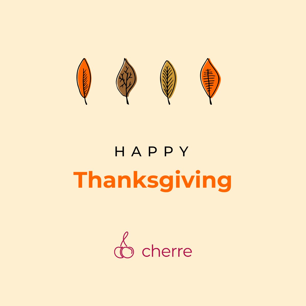 Happy Thanksgiving from your friends at Cherre! We are so thankful for our clients, partners, friends, family, and the Cherre team - thank you for being a part of our journey and this amazing year of growth 🥧🍁🍂