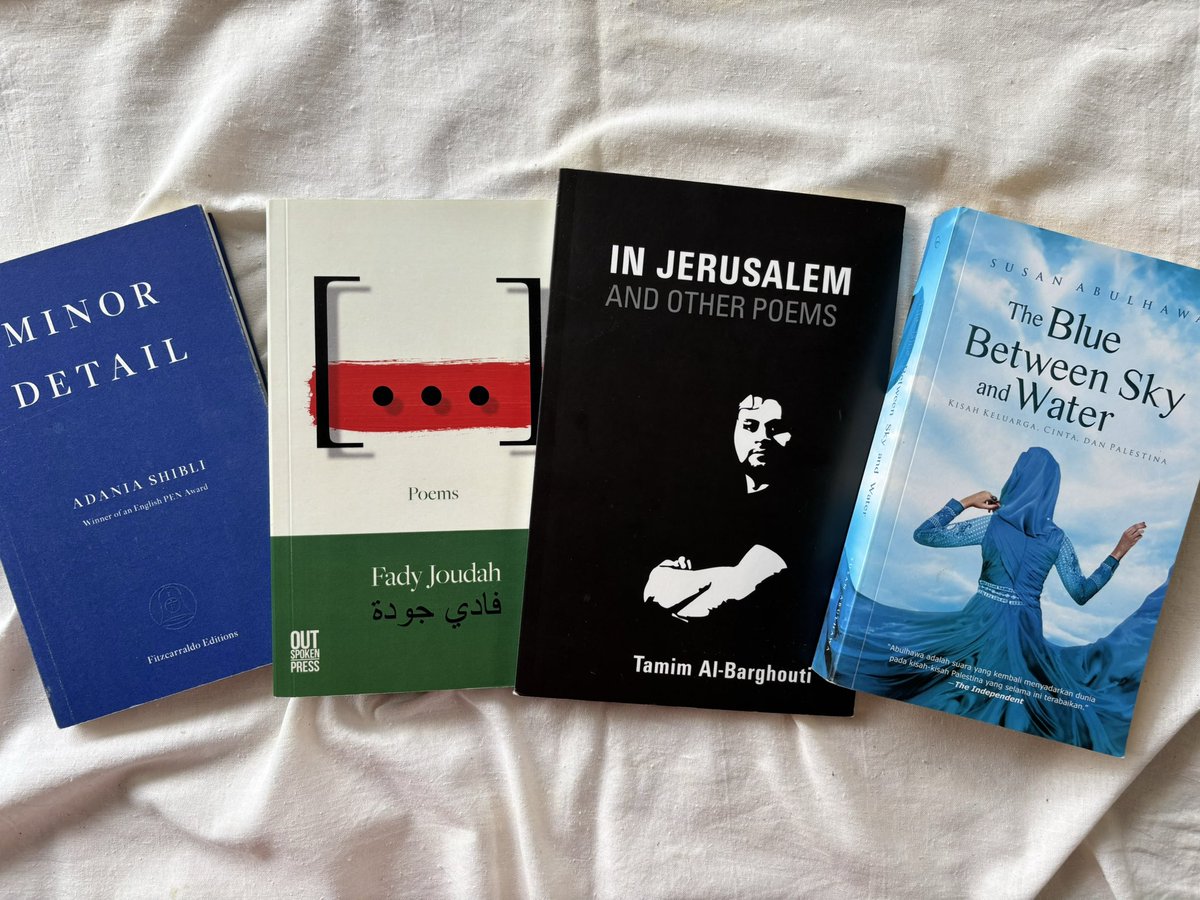 readbyuna's tweet image. read palestine week 🇵🇸

here are some books written by palestinian authors for you to read!