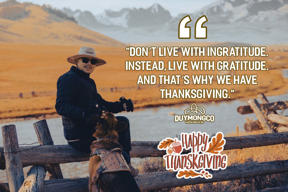 duymongco's tweet photo. Happy Thanksgiving! ❤️, And God Bless the U.S.A

"DON’T LIVE with INGRATITUDE; instead, LIVE with GRATITUDE. And that’s why we have Thanksgiving."

#DuyMongCo 
#duymongco
#thanksgiving 
#gratitude 
#thanksfull 
#appreciate https://t.co/Q8pb661W7G