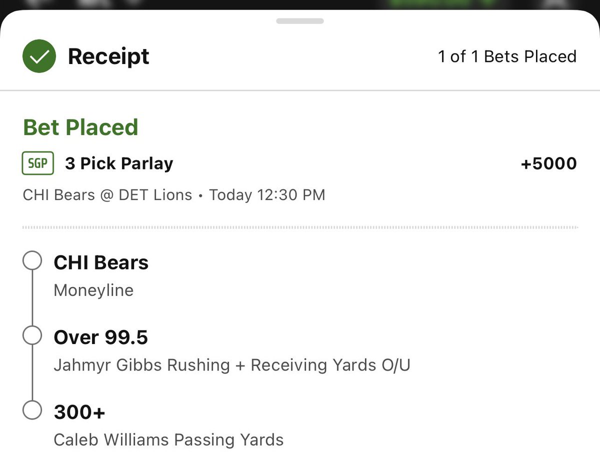 IDK. This just feels right today. Lions lose every thanksgiving. Lol