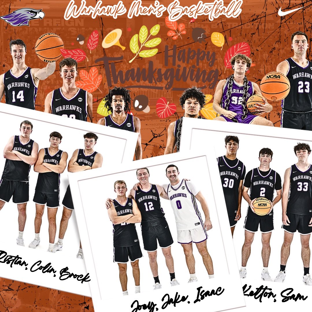 Happy Thanksgiving, Warhawk Nation‼️

#DG4 #d3hoops #holidayseason #poweredbytradition