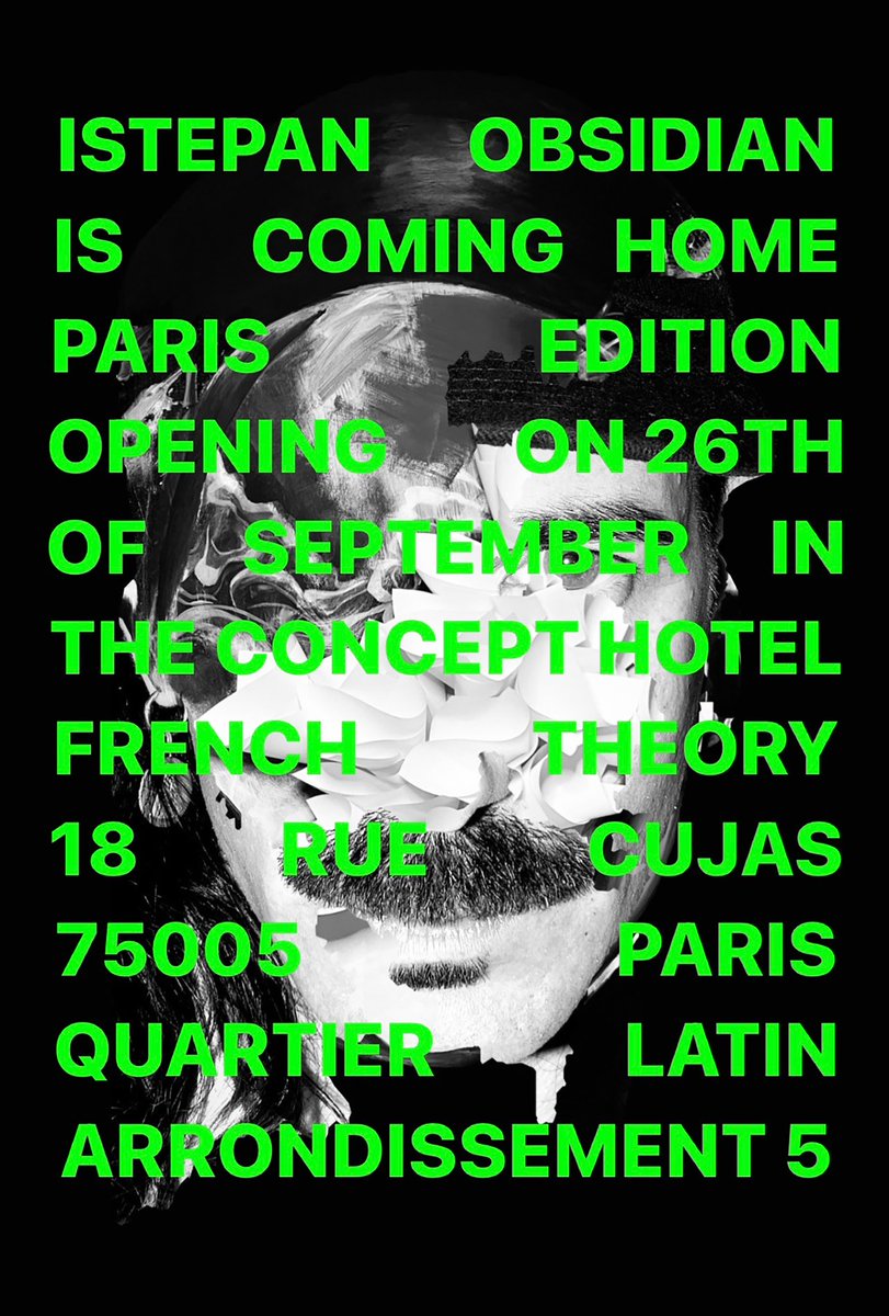 french__theory's tweet photo. Last chance to experience COMING HOME by Istepan Obsidian. Dive into this unique artistic journey before 12/31/2024. 
Don’t miss an exhibition that hits straight to the heart.
#istepanobsidian #cominghome #exhibition #frenchtheory #art #painting #livecreativemoments #paris https://t.co/JZxxFC0lYX