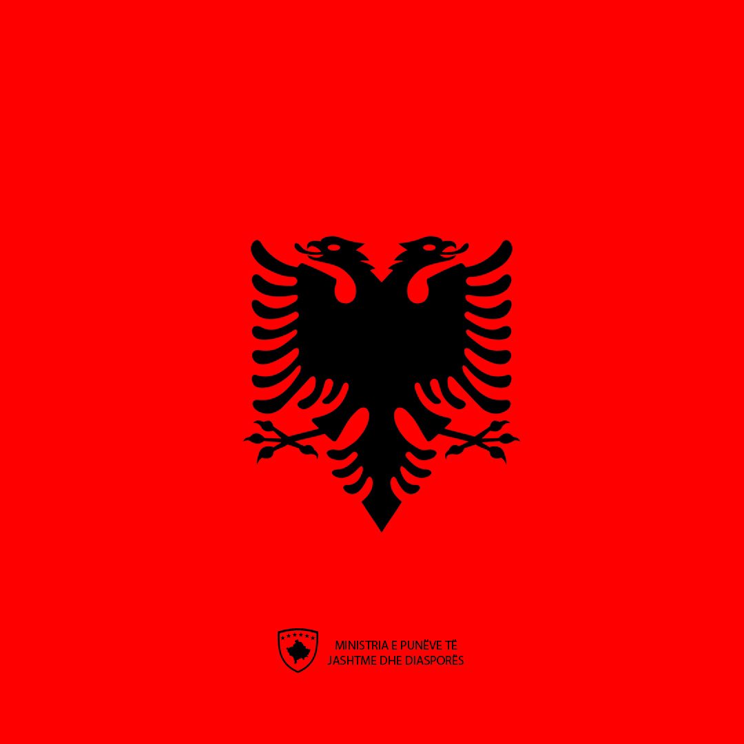 MFAKOSOVO's tweet photo. Wishing Albania and Albanians around the world a joyous 112th Independence Day! @AlbanianDiplo 

Gëzuar Shqipëri!
🇽🇰🤝🇦🇱 https://t.co/Rb9ezW0GkW