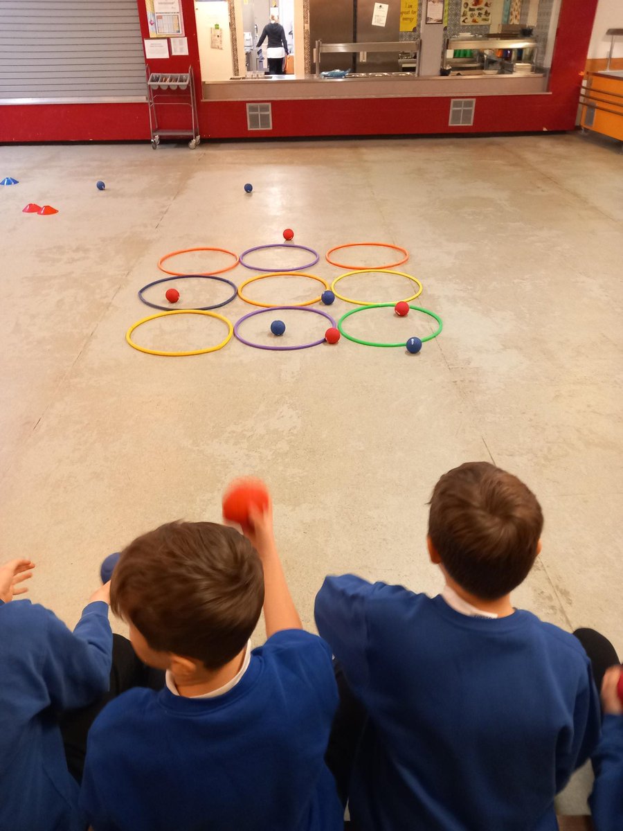 There was a Boccia bonanza in Dyce Primary this morning. All P6s were trying out some of the different mini games to become boccia leaders across the school. Great job P6 🔴🔵⚪️👍<a href="/DycePri_Parents/">Dyce Primary School Parent Council</a> <a href="/SDS_sport/">Scottish Disability Sport</a>