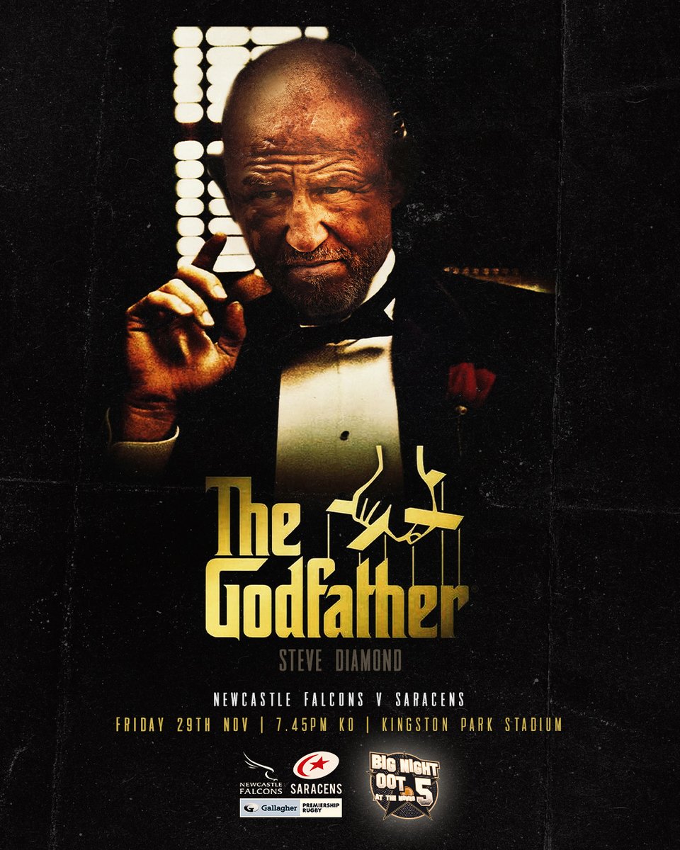 Live rugby 🏉 under the Friday night lights at KP?

Now that’s an offer you can’t refuse 😉.

Don't miss #BigNightOot5 🎬 and secure your place today 👉 tinyurl.com/saracens-24-25

#TrueNorth