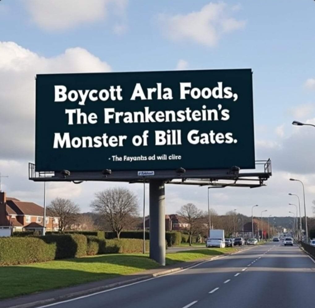 God Save Great Britain (@gsgb01) on Twitter photo Raise your hand if you will be boycotting <a href="/ArlaFoodsUK/">Arla Foods UK</a>
We don't want POISON in our food.
Feel free to share so we can spread awareness. Raise your hand if you will be boycotting <a href="/ArlaFoodsUK/">Arla Foods UK</a>
We don't want POISON in our food.
Feel free to share so we can spread awareness.