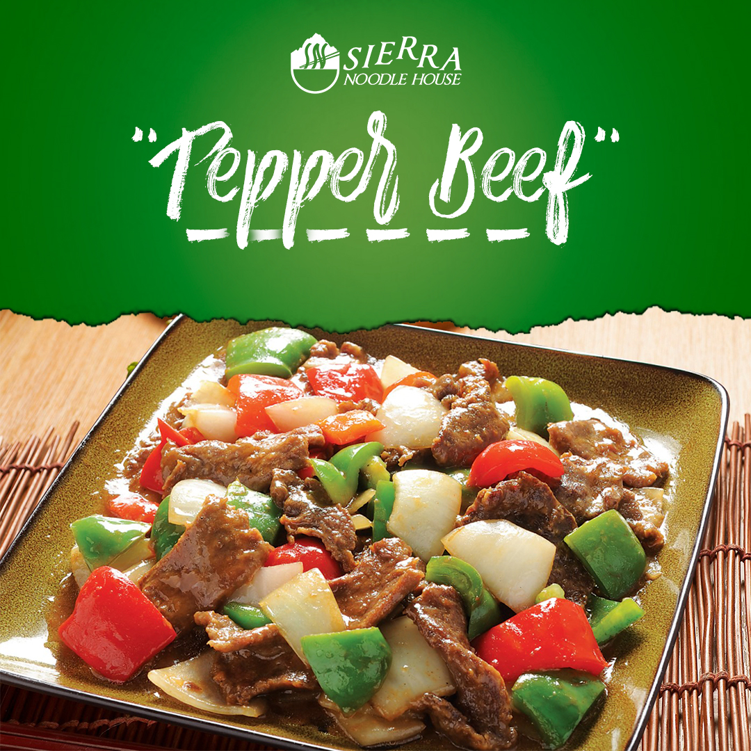 SierraNoodle's tweet photo. Sierra Noodles’ Pepper Beef is a stir-fried dish with tender beef, fresh peppers, and a savory sauce. https://t.co/xvD1o2RBSL https://t.co/1YaXAH1tNY