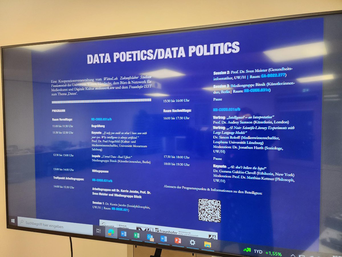 Eticas.ai | AI Audits (@eticasai) on Twitter photo 🎙 We’re honored to close Art Meets Science: DATA POETICS / DATA POLITICS with a keynote by our Founder & CEO, <a href="/gemmagaldon/">Gemma 🤖 ⚖️ ♀️</a>.
💡 She’ll explore data sovereignty & algocracy (governance by algorithm).
📍 Herdecke University, Germany
🔗 uni-wh.de/kongress-data-… 🎙 We’re honored to close Art Meets Science: DATA POETICS / DATA POLITICS with a keynote by our Founder & CEO, <a href="/gemmagaldon/">Gemma 🤖 ⚖️ ♀️</a>.
💡 She’ll explore data sovereignty & algocracy (governance by algorithm).
📍 Herdecke University, Germany
🔗 uni-wh.de/kongress-data-…