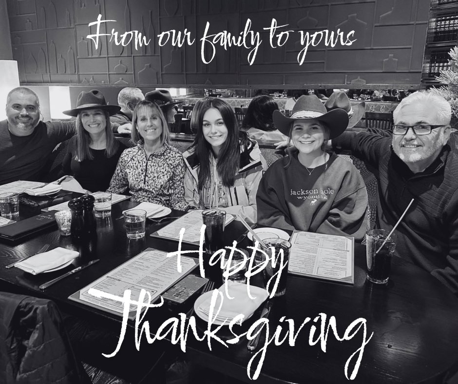 From our family to yours, Happy Thanksgiving!