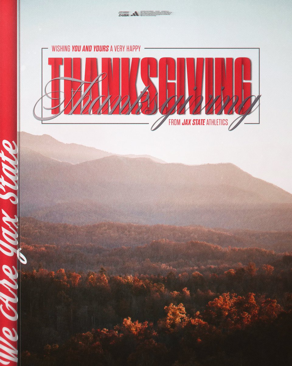 Happy Thanksgiving from Jax State Women’s Basketball!

#StayCocky🐔 | #FearTheBeak👌