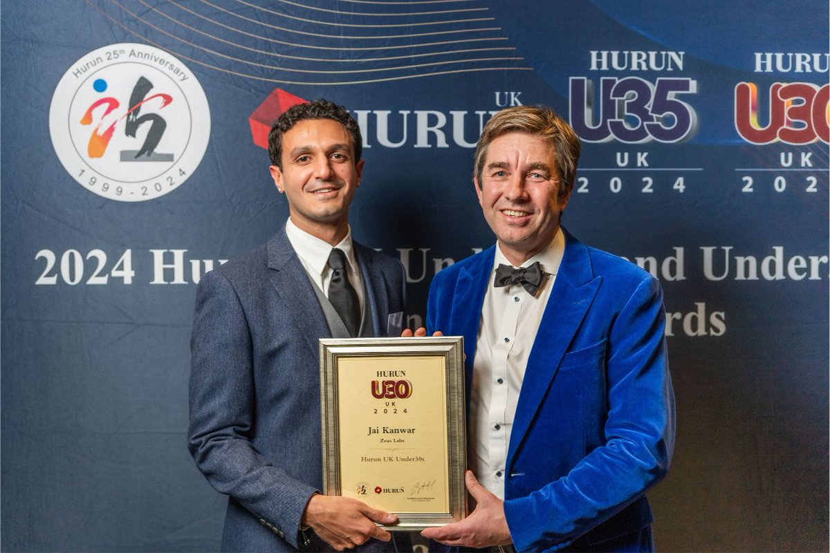 We are Proud to Announce! 🎉

Our co-founders, Jai Kanwar and Clemente Theotokis, have been recognised as HURUN UK Under30s Award Winners 2024! 

Here’s to driving innovation and building a better future for logistics! 
#HurunUK #Zeus #Innovation #Entrepreneurship