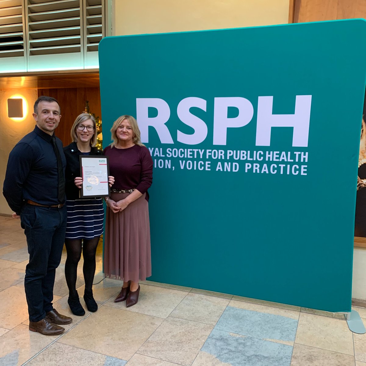 South Tyneside and Sunderland NHS Foundation Trust (@stsftrust) on Twitter photo 👏Huge well done to our health literacy team. They’re finalists in the Royal Society of Public Health Awards!
<a href="/R_S_P_H/">Royal Society for Public Health</a> 👏Huge well done to our health literacy team. They’re finalists in the Royal Society of Public Health Awards!
<a href="/R_S_P_H/">Royal Society for Public Health</a>