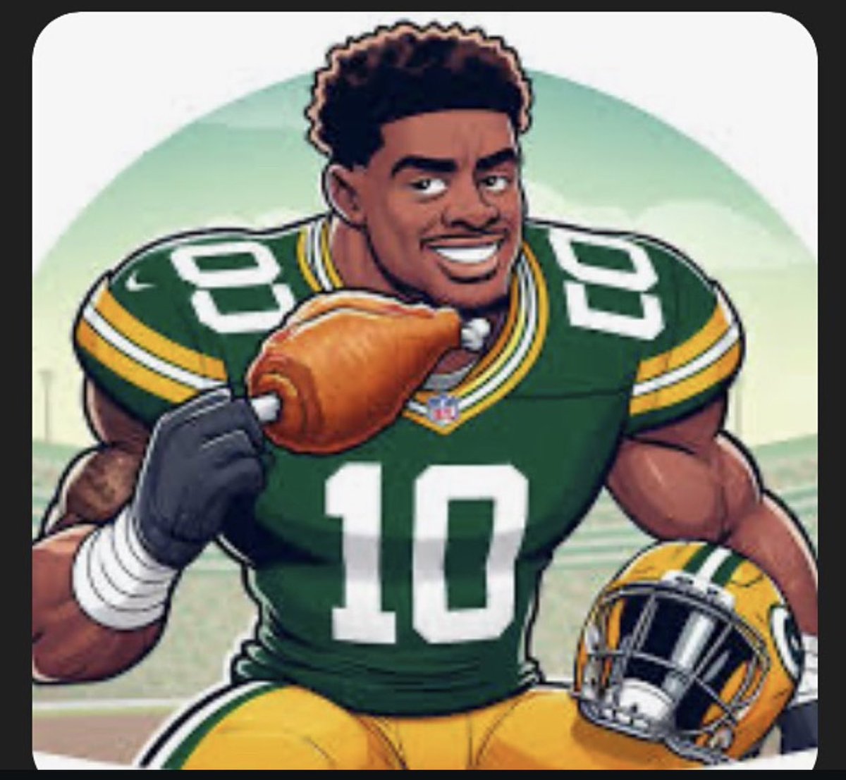 KingsTreeFarm's tweet image. He’s still owed a #TURKEYLEG #Greenbaypackers 🍁🍁🍗🍗