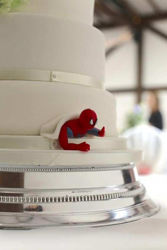 Spidey_pte's tweet image. if my wedding cake doesn't have a tiny Spider-Man hiding under it then i don't want it fr