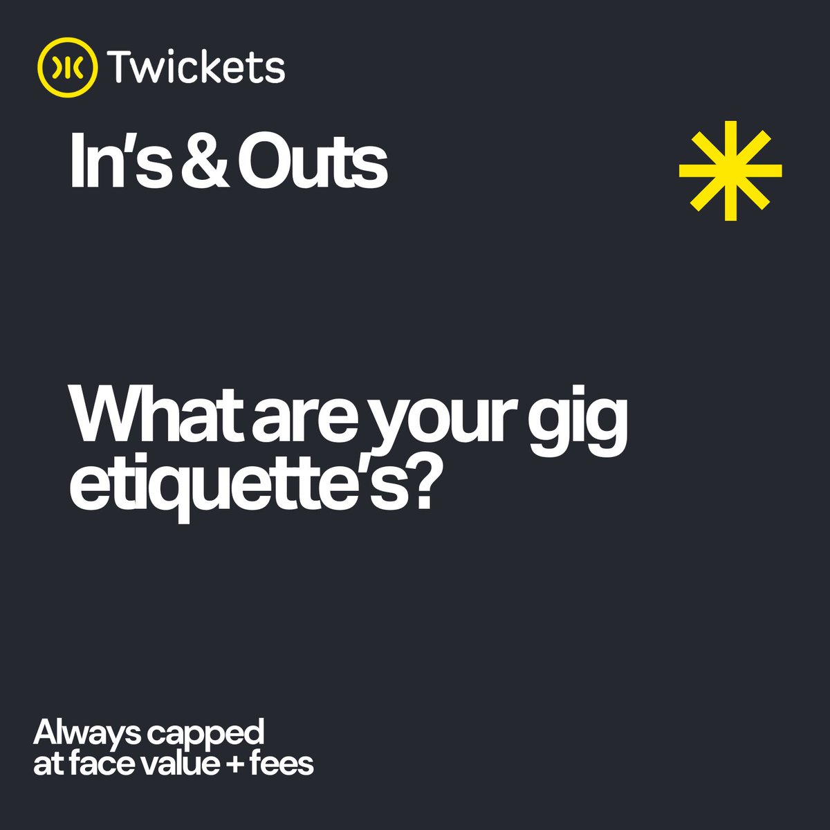 Twickets tweet media