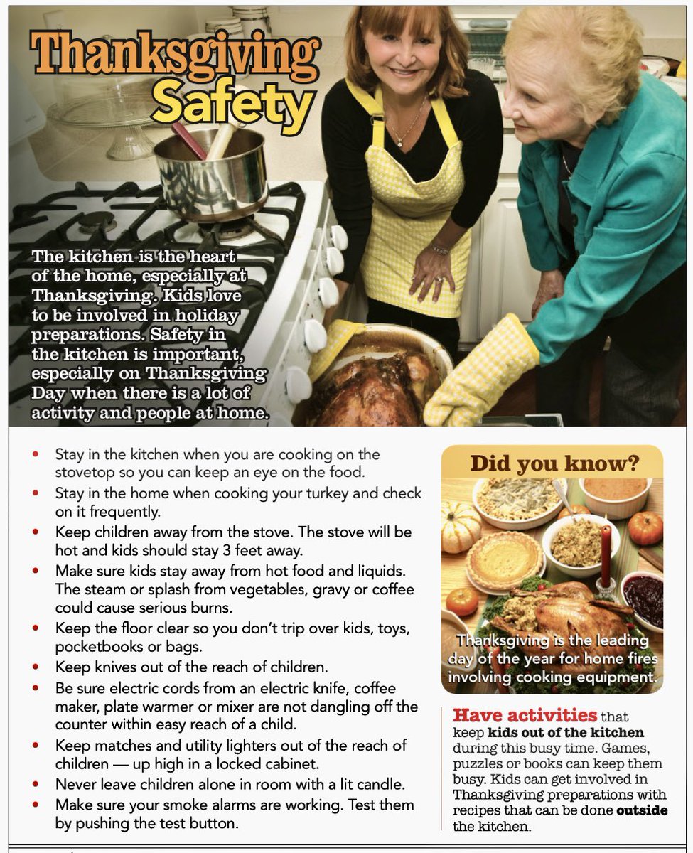 Here are some safety tips to be aware of while cooking this holiday season. #DCFRSAFE