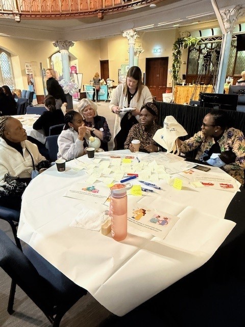 We had an amazing day yesterday with our midwifery colleagues and health visiting team hosting "Coffee &amp; Conversation" a maternity event for black  &amp; Asian families. Such a wonderful event - sharing information and experiences and so many cute babies to cuddle!