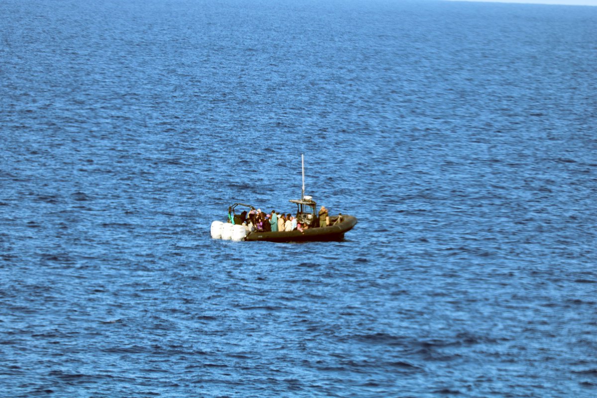 ‼️MSF team witnessed another tragedy this morning while arriving to rescue people in distress on a deflating rubber boat, with armed men on a fast boat in their close vicinity. Survivors reported that 29 women and children had been intercepted at gunpoint before our arrival.