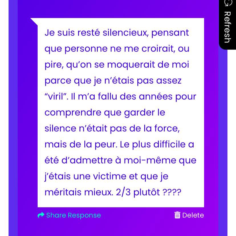 w_yossa_karen_m's tweet photo. #JeudiConfession
Parce que la violence basée sur le genre inclut aussi celles faites aux hommes.
Because Gender-based violence includes violence against men too.
#consented https://t.co/qU0GMYNyIn