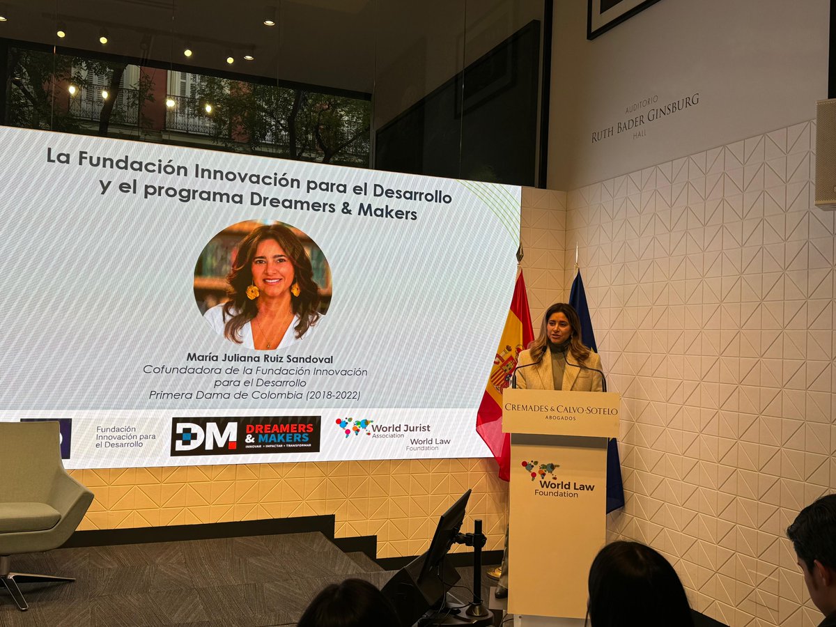 World Law Foundation (@worldlawfound) on Twitter photo El auditorio de la #WorldLawFoundation acogió la presentación de los proyectos de los becarios “Dreamers & Makers” de <a href="/fimasd_org/">Fundación Innovación para el Desarrollo</a>. El evento contó con la participación de su confundadora María Juliana Ruiz y se enriqueció con diálogos de miembros de la <a href="/worldjurist/">World Jurist Association</a> y la WLF. El auditorio de la #WorldLawFoundation acogió la presentación de los proyectos de los becarios “Dreamers & Makers” de <a href="/fimasd_org/">Fundación Innovación para el Desarrollo</a>. El evento contó con la participación de su confundadora María Juliana Ruiz y se enriqueció con diálogos de miembros de la <a href="/worldjurist/">World Jurist Association</a> y la WLF.