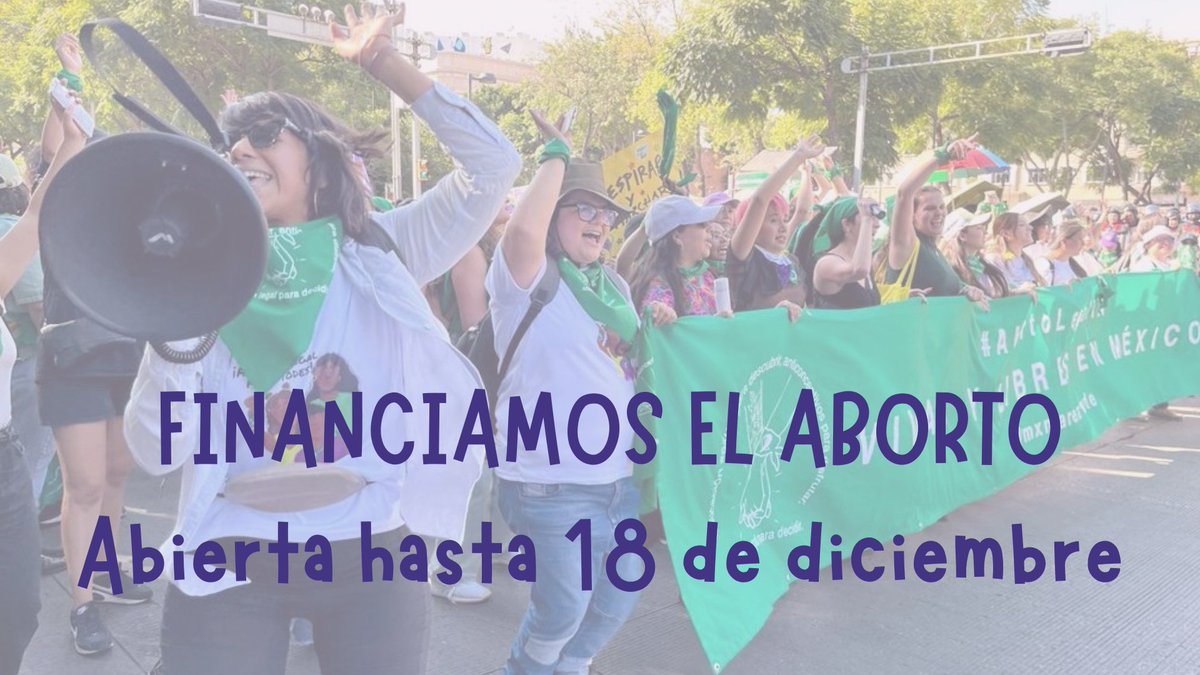 🔊¿Has compartido ya las noticias sobre las subvenciones de la SAAF con tus seguidores? 🔊

Toda la información está disponible en nuestra página web en español: saafund.org/apply-for-fund…

Aceptamos solicitudes hasta el 18 de diciembre

#Aborto #AbortoLegal