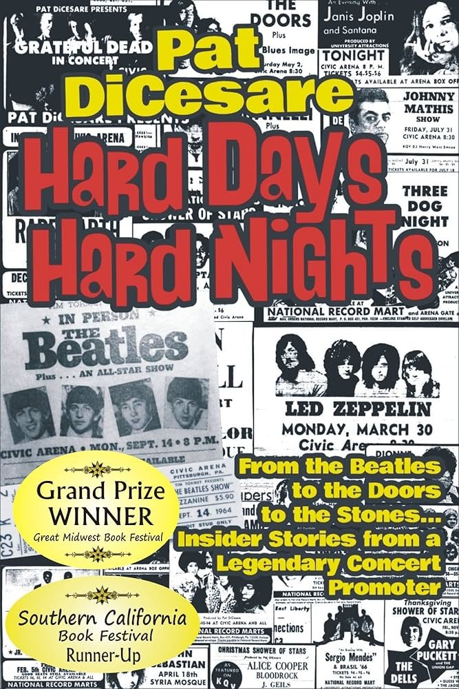 dvesean's tweet photo. November 28 1969
Pittsburgh Civic Arena

A young Pat DiCesare books a drunk
Janis Joplin for a concert.

In Pat's bio Hard Days, Hard Nights,

He remembers Janis getting sh*tfaced on Southern Comfort before the show,

And how he also walked in on Janis "fornicating" backstage! https://t.co/deWuzlirrI