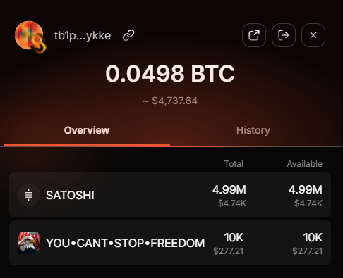 coin0162's tweet photo. @CNSR_btc bc1p6xt3u96wyzrnkk7mg03s6kppculxxevnlsppa7neja84txttejlq4hjevk
tb1p6xt3u96wyzrnkk7mg03s6kppculxxevnlsppa7neja84txttejlqzlykke https://t.co/mDPNYwVUu6