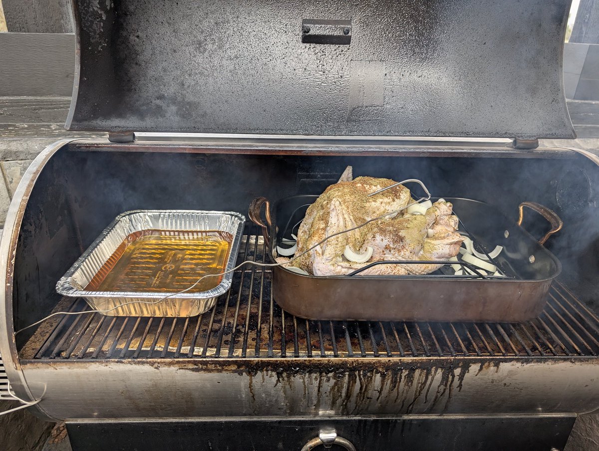 Teskemj's tweet image. #GameDay bird locked and loaded. #GoPackGo #Recteq #Thanksgiving #Thanksgiving2024