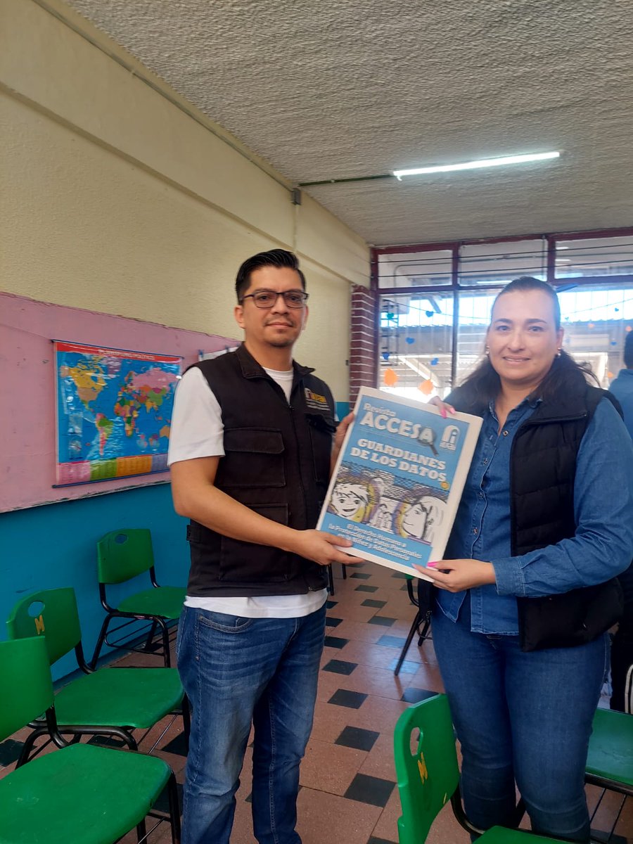 VERIVAI's tweet image. 📌 || El Instituto Veracruzano de Acceso a la Información y Protección de Datos Personales (#IVAI), en coordinación con la Brigada de “Mujeres Insurgentes”, estuvieron presentes con “Proyecto LENTES” en la escuela primaria "Lázaro Cárdenas del Río", ubicada en el municipio de
