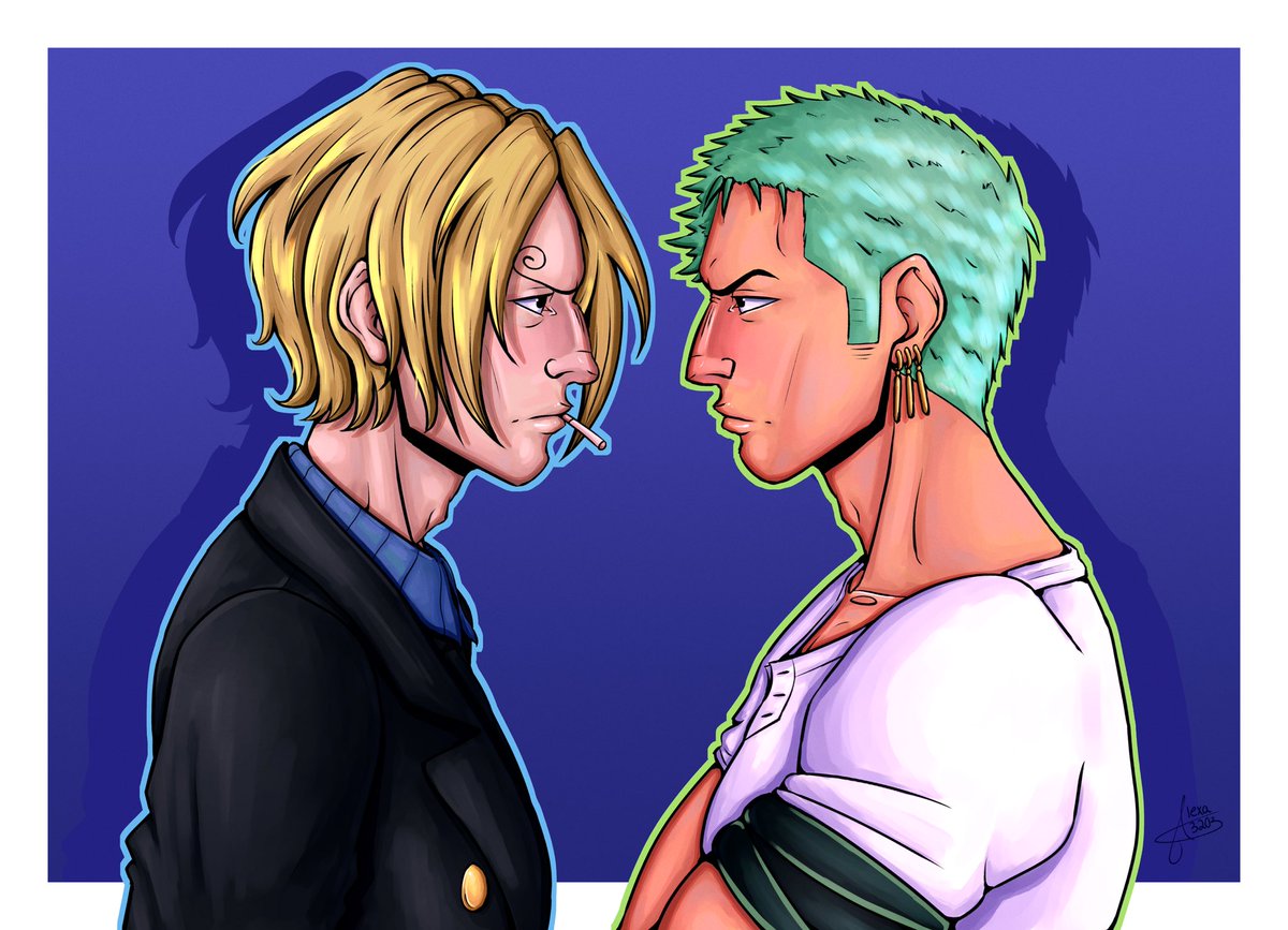 Alexa_3203's tweet image. In honor of #zosanweek2024 here is the biggest stare down in history #zosan #sanzo #zsweek2024