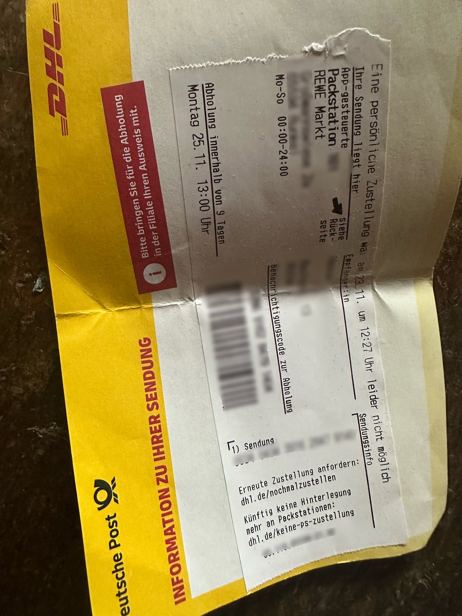 JoachimHesse's tweet image. Meine Mutter ist eine ältere Dame. Die Tage hat #DHL sie zu Hause nicht angetroffen und ein #Paket zu einer #Packstation umgeleitet. Die lässt sich nur bedienen, wenn sie ein Smartphone nutzt und sich die DHL-App installiert. Finde ich recht gewagt, das alles vorauszusetzen.