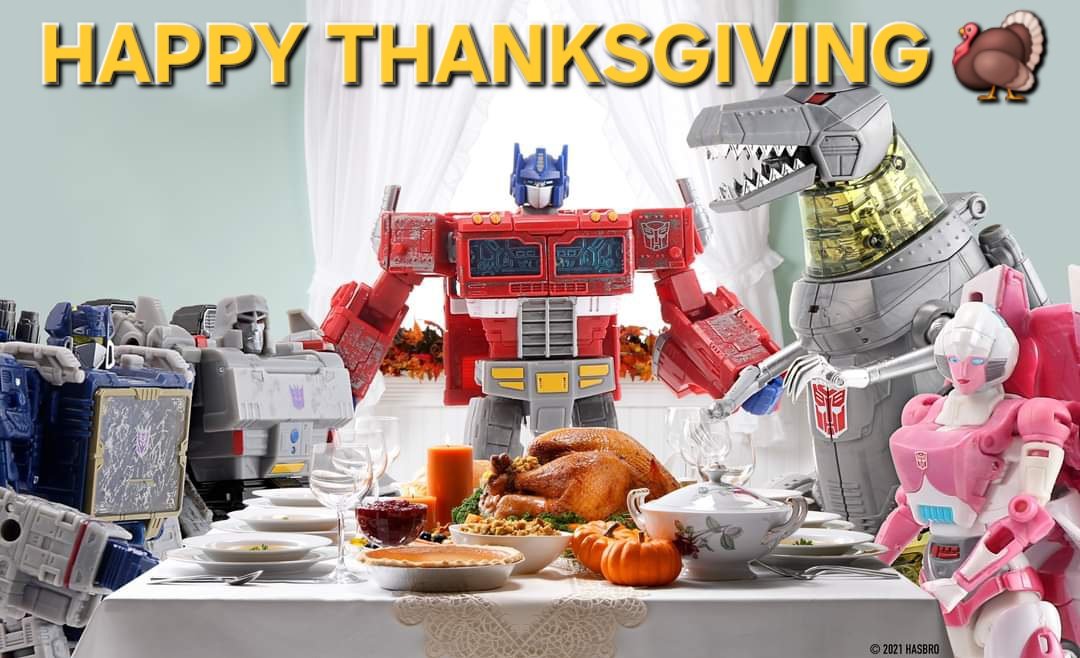 attorneybogen's tweet photo. Today is about stepping back and getting together to give thanks, even for the #Autobots & #Deceptions. 😂
Happy Thanksgiving from myself & Shannon Campbell, President of Campbell and Associates Insurance Agency. 🦃
#HappyThanksgiving #Thanksgiving #Grateful #Transformers40 https://t.co/O0t91UW8OS