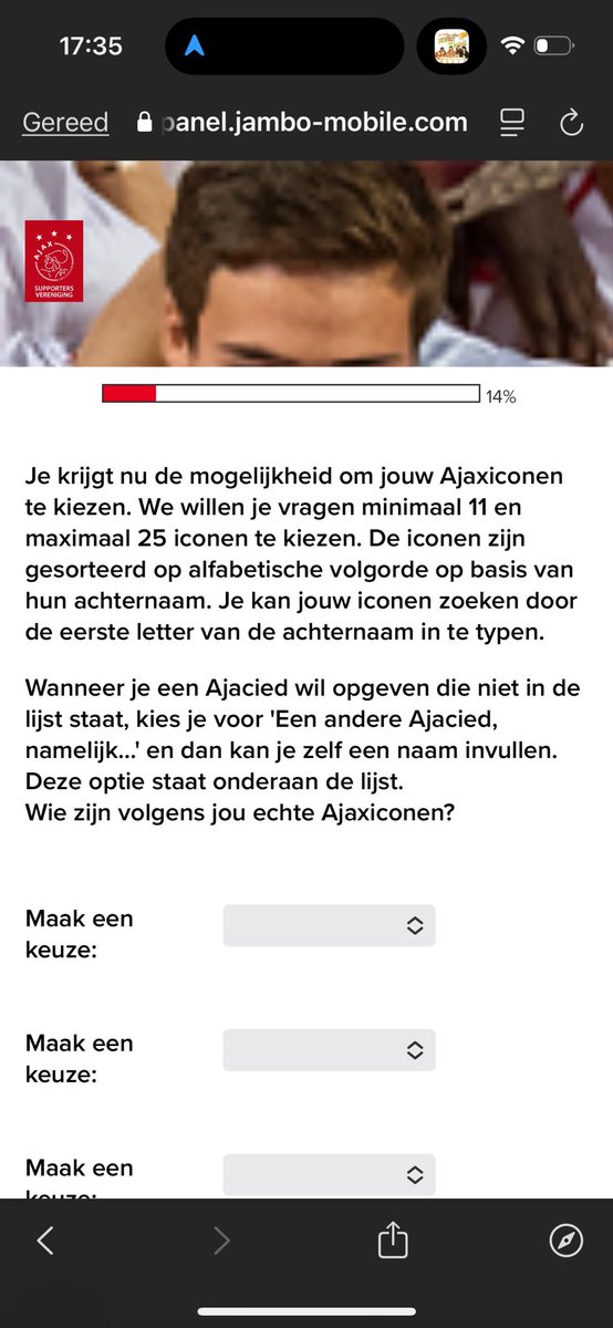 .<a href="/ajaxlife/">Ajax Life</a> bewust of onbewust 14% bij het begin? #Ajax125