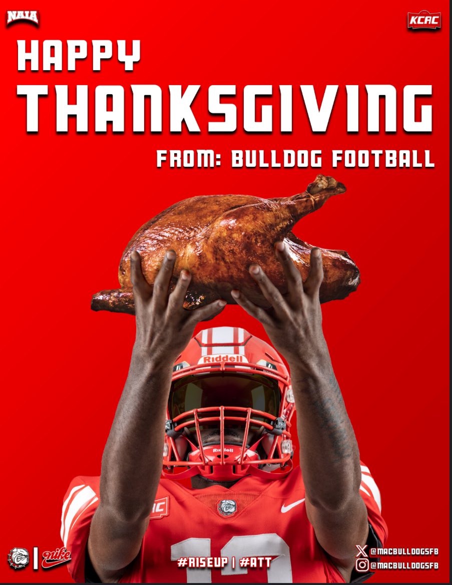 Happy Thanksgiving!!! <a href="/MACBulldogsFB/">McPherson Football</a>