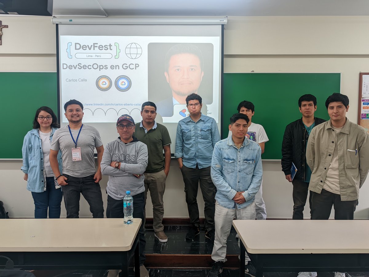 gdglima's tweet image. #DevFestLima2024
🙏 Agradecimiento especial a Carlos Calla por su charla: "DevSecOps en GCP". 💡✨
🎯 Completa el feedback y ayúdanos a mejorar: bit.ly/devfestlima24-…
#DevFestLima24 #GDGLima #DevFestLima #DevFest #gdg