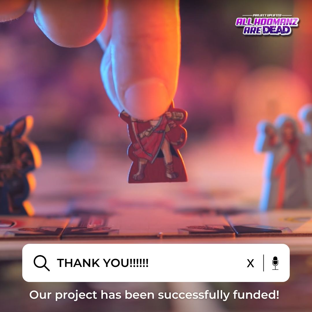 Plutonium_Dr's tweet photo. 🙏 Thank you, backers, for helping make All Hoomanz Are Dead a reality! You’re amazing! 🎉 Info on next steps is in the update on our Kickstarter page. 🚀
https://t.co/SQQ71FUFdc
.
.
.
.
.
#kickstarterboardgames #tabletopgames #boardgames https://t.co/ShQaqFfFpL
