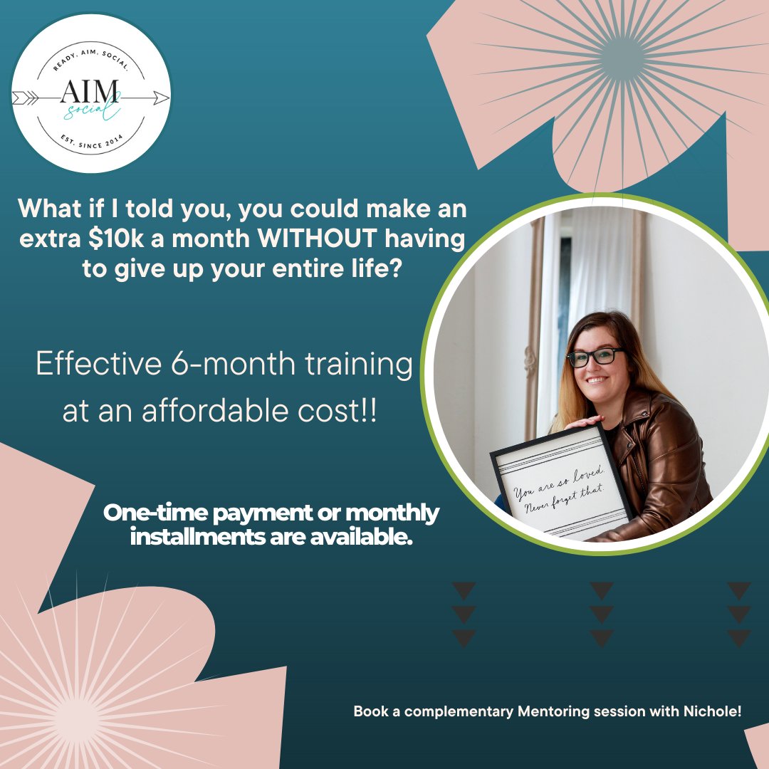 What if I told you, you could make an extra $10k a month WITHOUT having to give up your entire life?

Effective 6-month training at an affordable cost!!