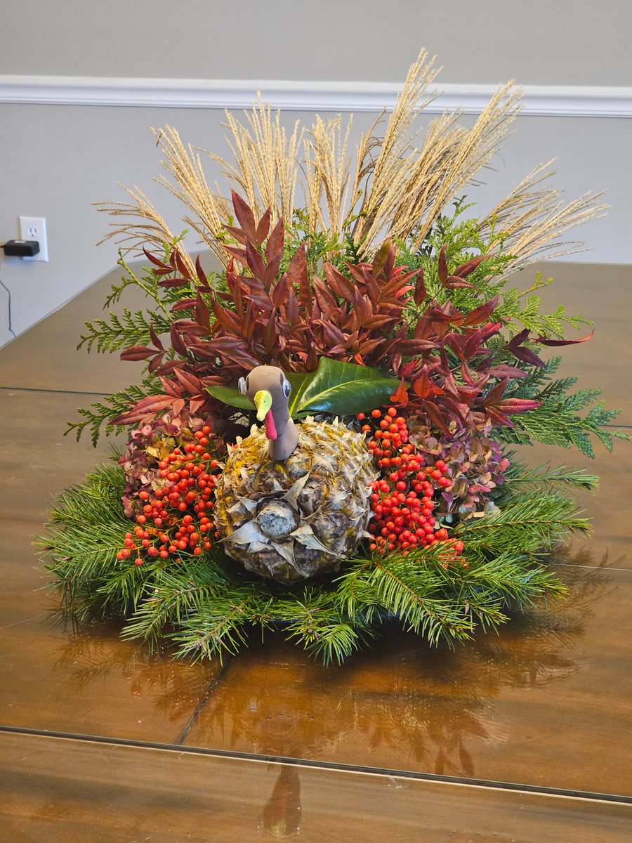 JoshDerby's tweet photo. Ladies and Gentlemen, it is time once again for the annual flight of Nathaniel the Thanksgiving Pineapple Turkey.  The kids tell me that the way to get people to "mash that subscribe button" is instructables, so I bring you Nathaniel's journey as a thread.😁 https://t.co/IHu3kofW2m