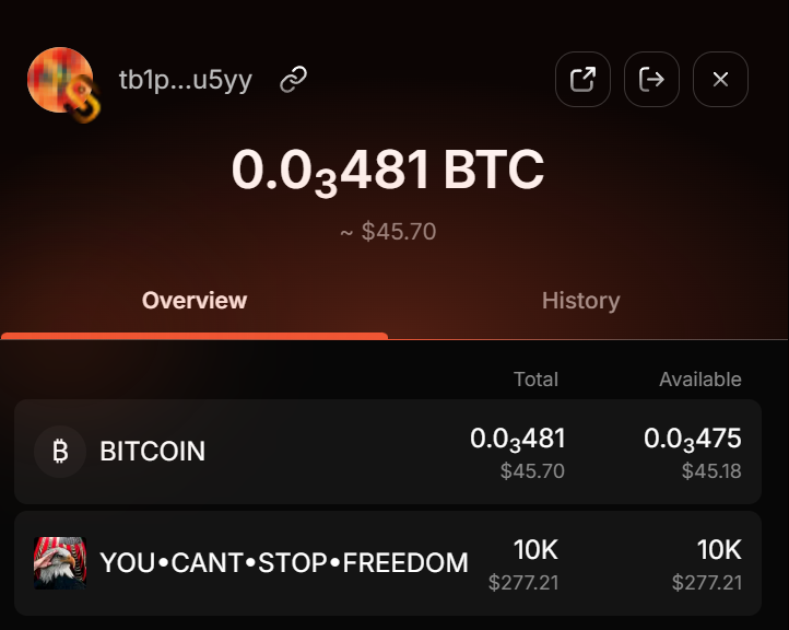 ElectNft's tweet photo. @CNSR_btc bc1p3uzmcsr7atjfre0h6q5p7796gwp54lc9d3l5em4pzmh095ck3hhq5u2m7t

tb1p3uzmcsr7atjfre0h6q5p7796gwp54lc9d3l5em4pzmh095ck3hhqr5u5yy https://t.co/gk13L5d7Ao