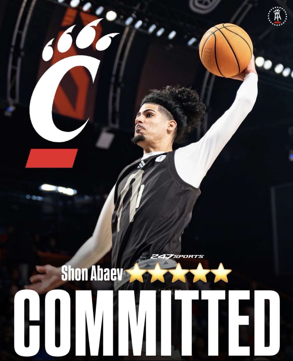 BREAKING: 247 composite 5 star SF Shon Abaev has committed to Cincinnati.

The Top-30 ranked player in the country had offers from Auburn, Arkansas, and Arizona State, and Xavier among others.