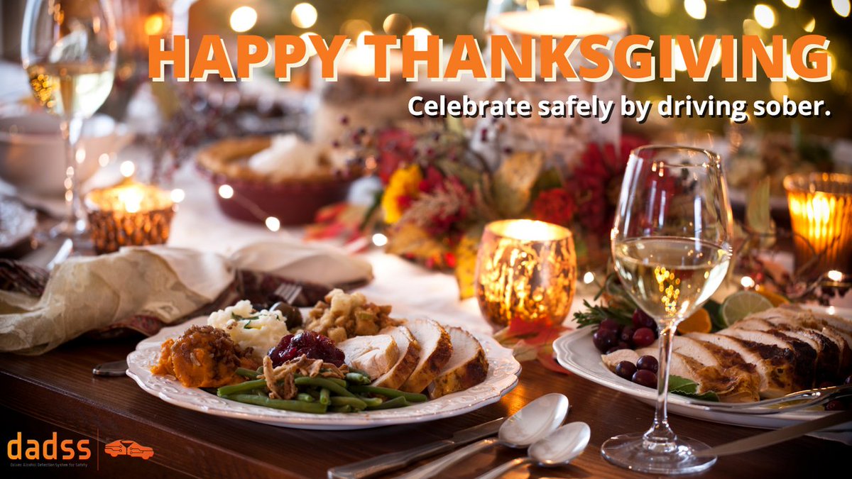 #HappyThanksgiving from our #DADSS family to yours! 🍁