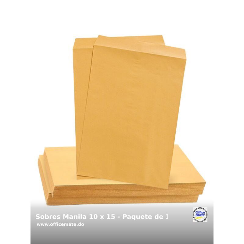 OfficemateRD's tweet image. 🚨Destacado 😍 Sobres Manila (10 x 15)" - Paquete de 100 - Papiro 😍. 
Compra Ahora! 👉👉 shortlink.store/7rqloy7_o5mv

#Papelería  #PapeleríaCreativa #Stationery #Oficina #MobiliarioDeOficina #Organización #EscritorioBonito  #Tendencias #Papel #Officemate #Silla #Office