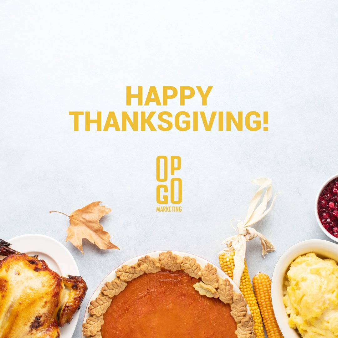 OpGo_Marketing's tweet photo. Happy Thanksgiving from the OpGo team! 🧡 Today, we’re feeling extra grateful for our amazing clients, partners, and community.🍂 🦃 Wishing you and yours a joyful and peaceful holiday! ✨

 #Thankful #Gratitude #HappyThanksgiving #OpGoFamily #HolidayVibes https://t.co/kBuHgCJmPU