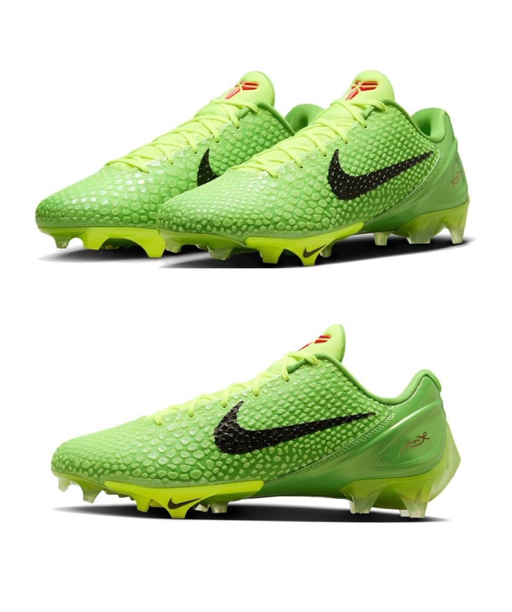 TheSiteSupply's tweet photo. Loaded on SNKRS: Nike Vapor Edge Kobe 6 "Grinch" Cleat releases today at 1:30pm PT/4:30pm ET 🏈 

https://t.co/8f7qHApQlM
https://t.co/8f7qHApQlM https://t.co/oBIinqes9R