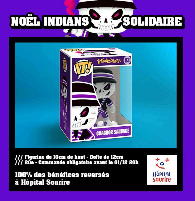 Indians_Tolosa's tweet photo. Noël Indians Solidaire

Parce que tous les enfants méritent un Noël digne de ce nom, nous accompagnons à nouveau l’association Hôpital Sourire pour ce moment si particulier ! 

Commande et informations sur le lien suivant : https://t.co/PpiaYUrvPw