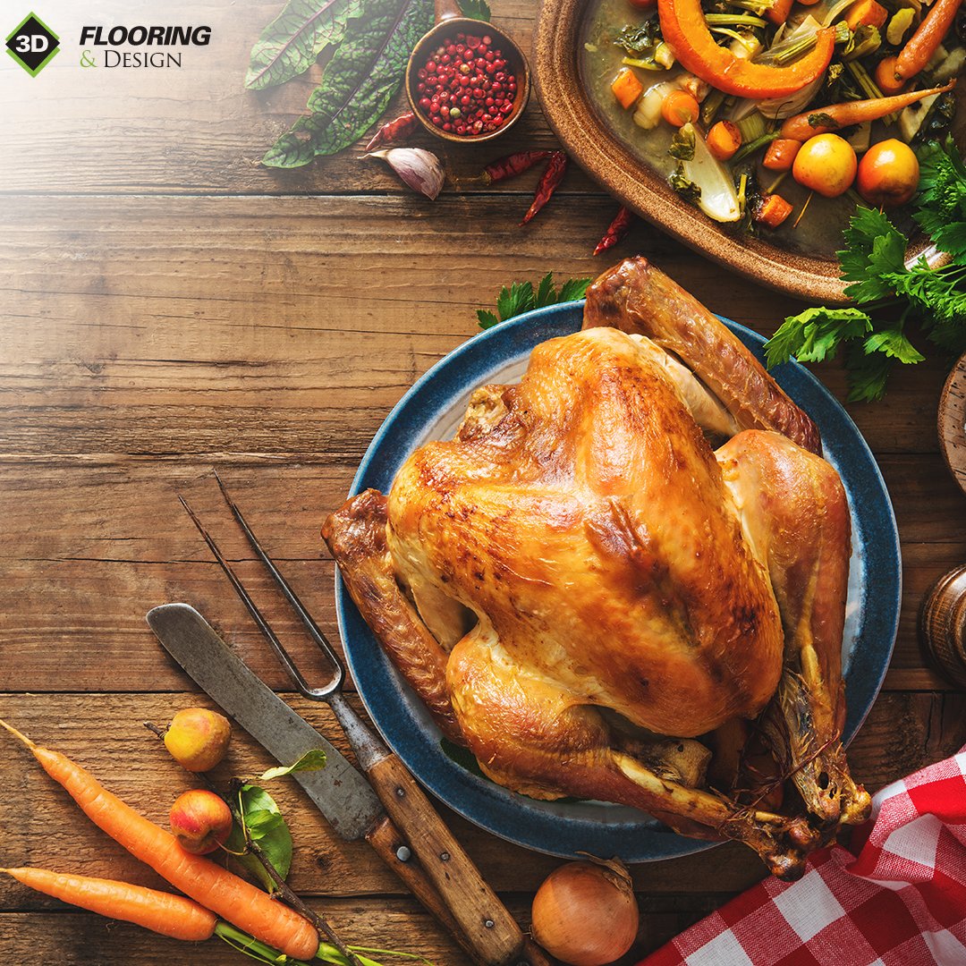 darinwade11's tweet photo. Happy Thanksgiving from our 3D Flooring &amp; Design family to yours! We hope you're spending today gathered around the table with gratitude and good food. 🦃 https://t.co/BOHq0SlydD
