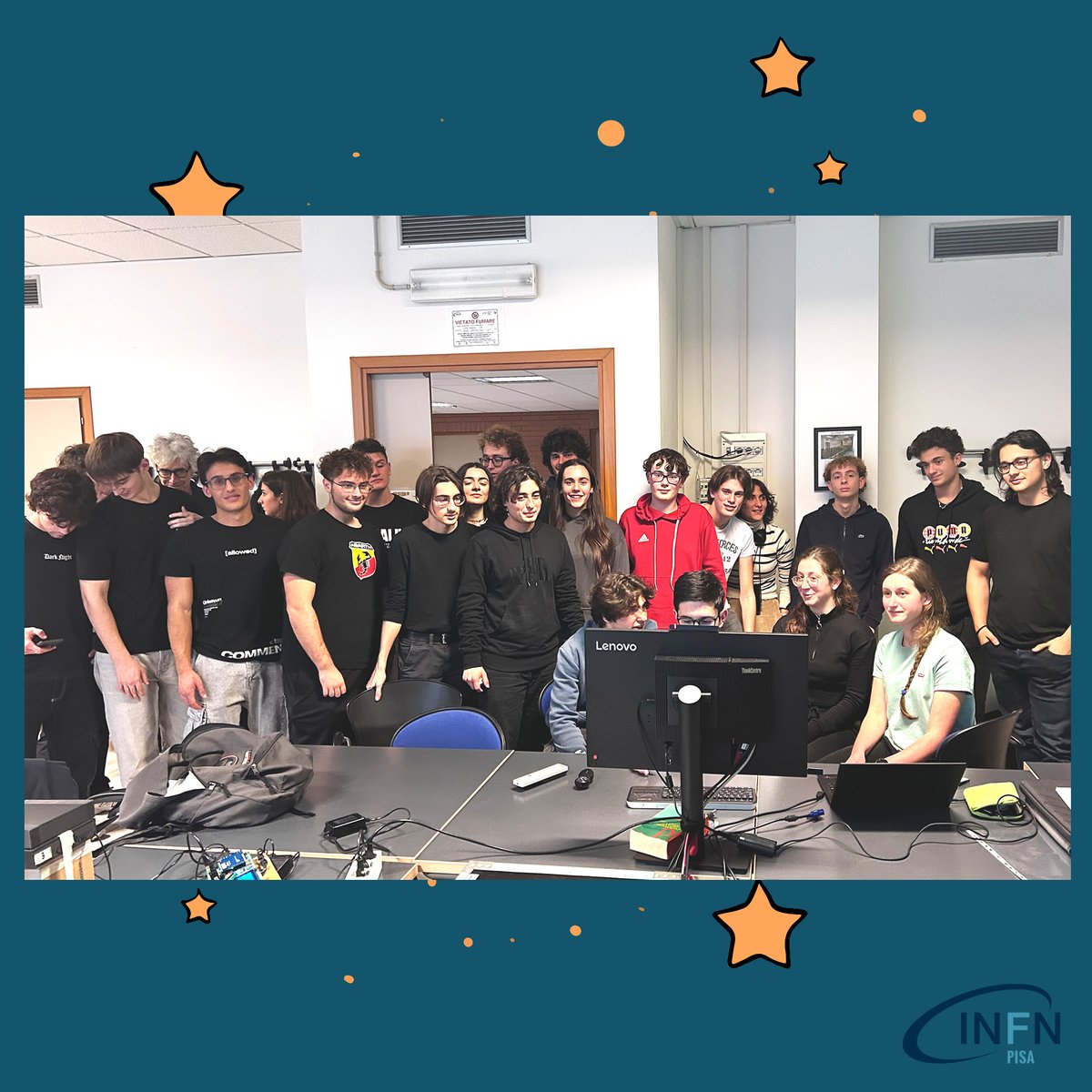 infn_pisa's tweet photo. 🌌 International Cosmic Day 2024: Pisa e Siena c’erano! 🌌

📸 Ecco alcune foto per rivivere i momenti più emozionanti della giornata. Grazie a tutti per la partecipazione!

#ICD2024 #DESY #OCRAINFN
@INFN_ @OCRA_INFN @unisiena https://t.co/WYYa0jl14j