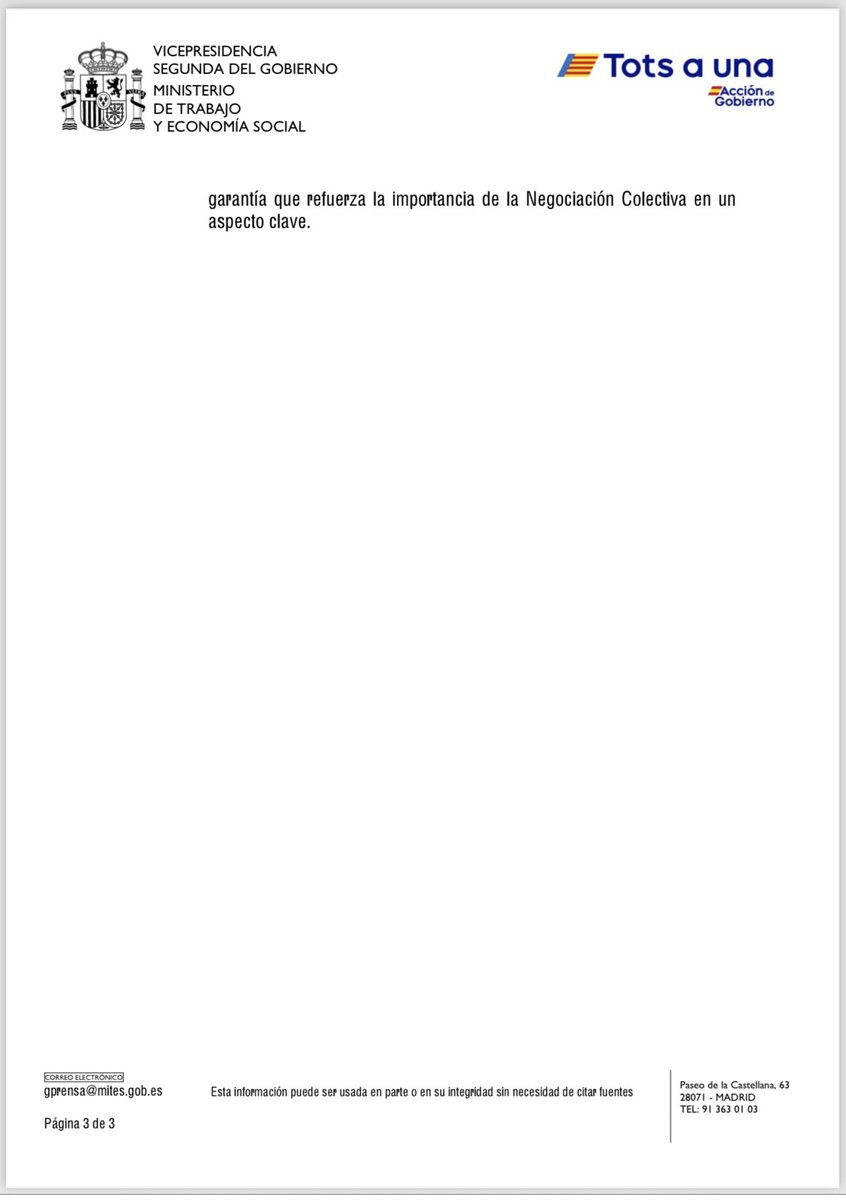 🔵 #Cmin: 28/11/2024: 

Permiso de 4 días retribuido prorrogable por imposibilidad de acudir al centro de trabajo prorrogables hasta que desaparezcan las circunstancias de riesgo grave e inminente. ⬇️

prensa.mites.gob.es/webPrensa/list…