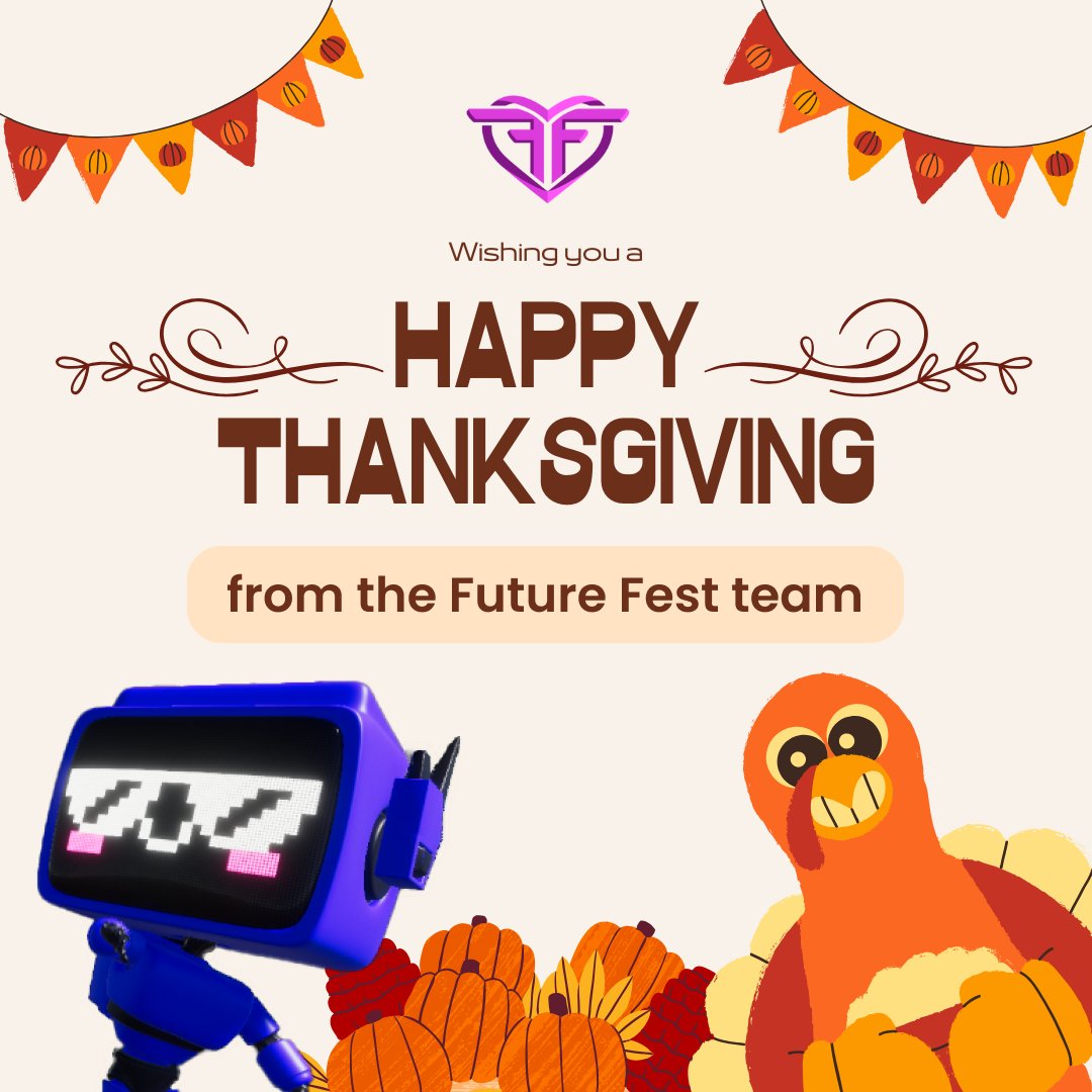 Thankful for you all! ❤️

Thankful we can still keep doing this 🙏

We're bringing back our virtual music festival series in December~!

Until then, have a great week everyone! 🦃