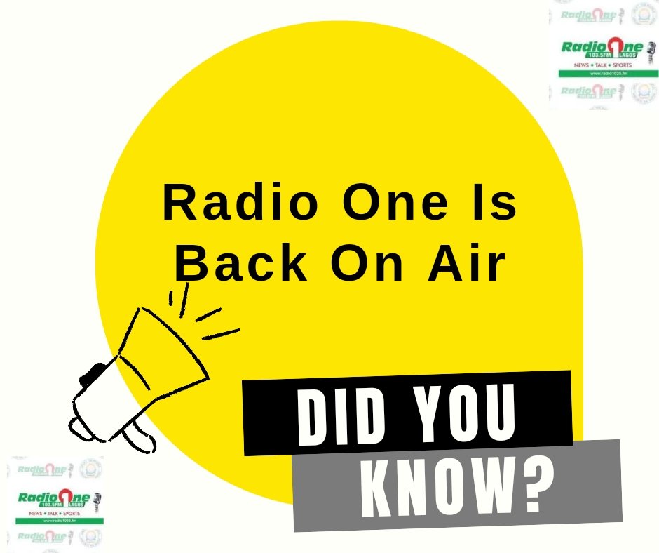 1035fmradio1's tweet photo. We are back on air, ready to serve . 
Thank you. https://t.co/5OIH7LuYZm
